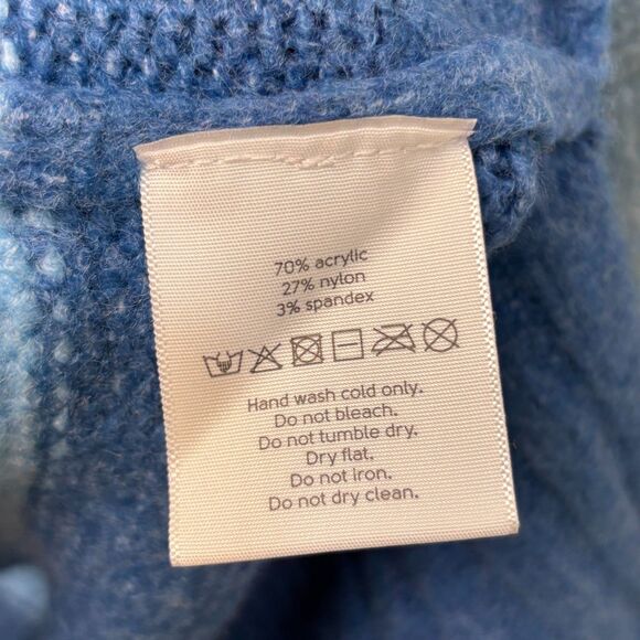 Mersea Women Pullover Sweater Knit Top One Size OS Acrylic Blend C028 -3 - Picture 7 of 15